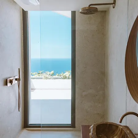 빌라 Serenity On The Cliff With Climatized Pool *